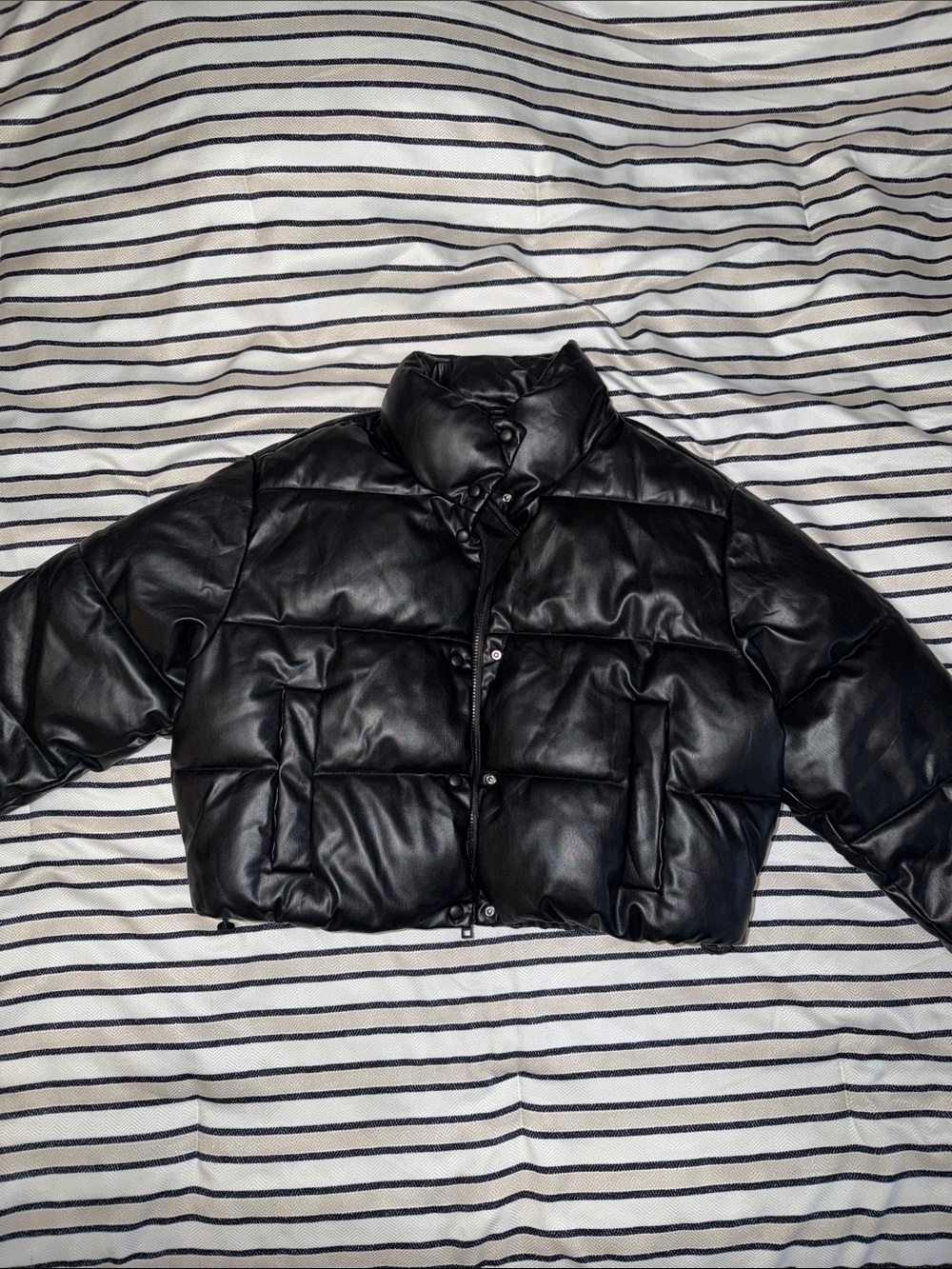 Zara Black Leather Jacket